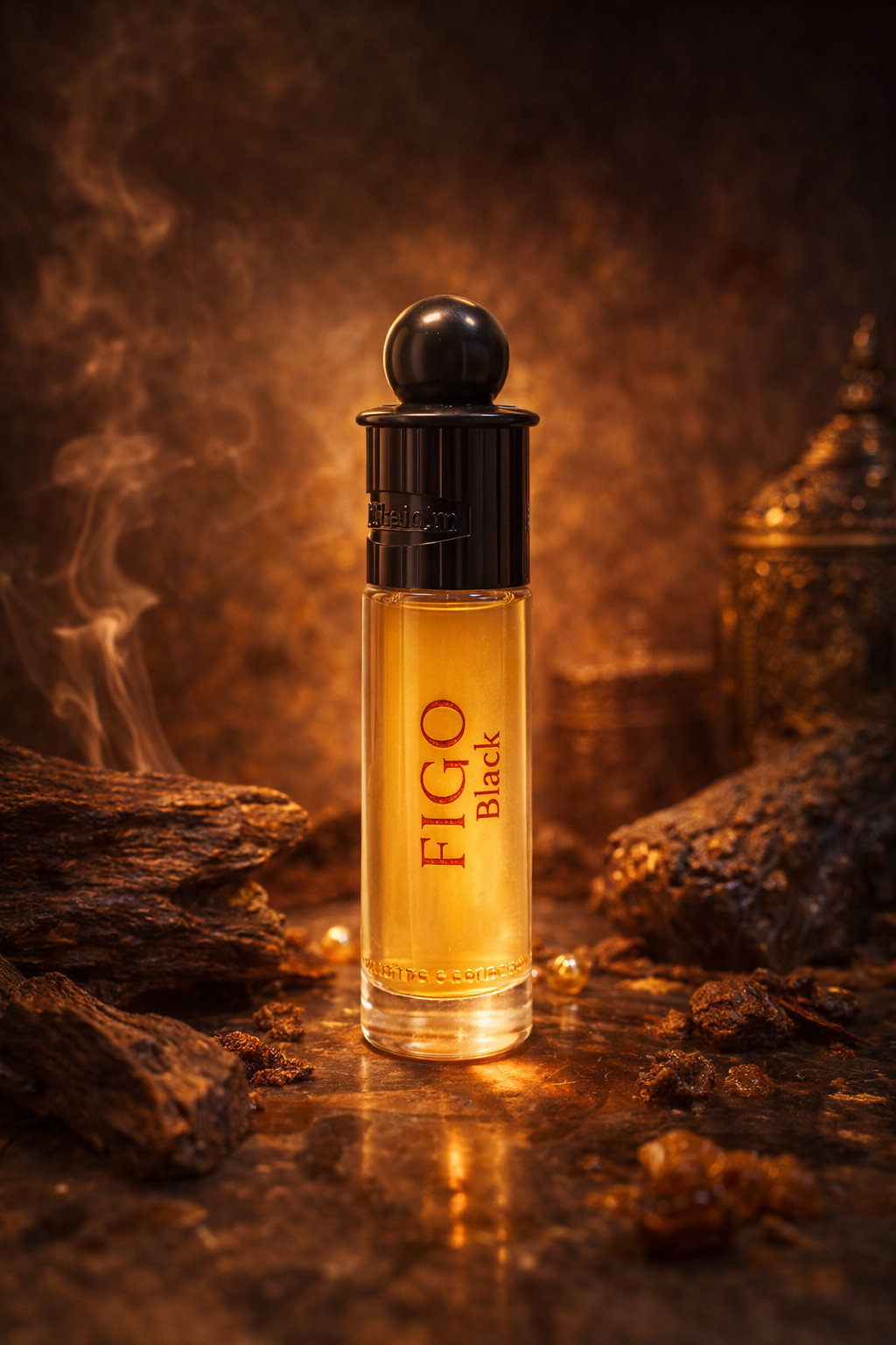 AL-NUAIM Figo Black 6ML Roll-on Attar (Alcohol -free) for mens