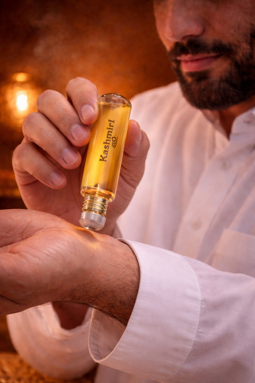 AL-NUAIM Kashmiri Oud 6ML Roll-on Attar (Alcohol-free) for mens