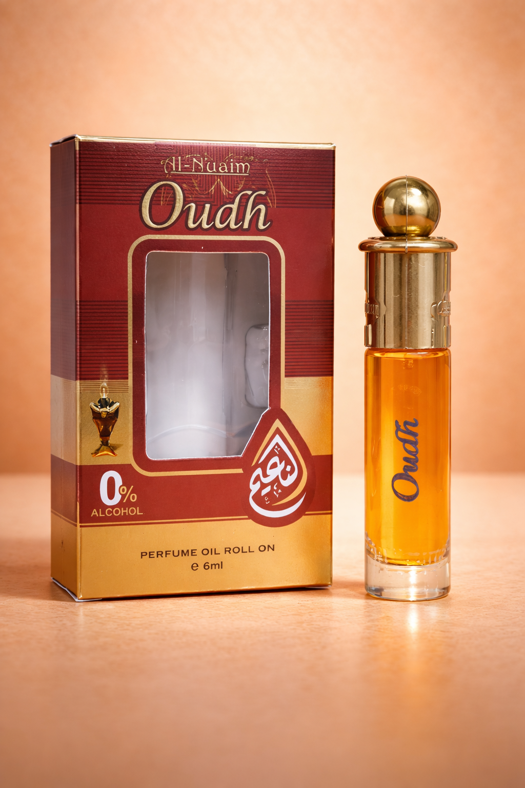 AL-NUAIM Oudh 6ML Roll-on Attar (Alcohol-free) for mens